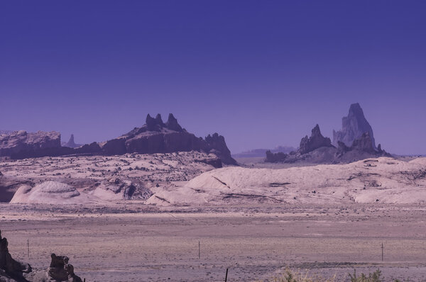 rocks formation on navajo land 