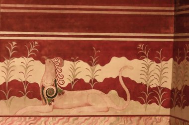 Minos palace fresco