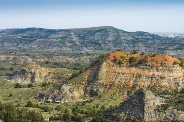 theodore roosevelt Milli Parkı, Kuzey dakota, ABD boyalı Kanyon doğal görünümü