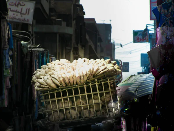 Details Breads Sold Egyptian Bazaar Khan Khalili Cairo Egypt — Foto de Stock