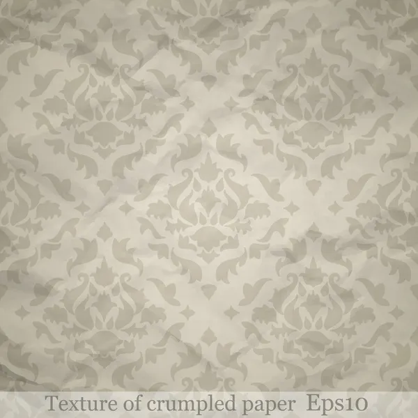 Textura de papel enrugado — Vetor de Stock