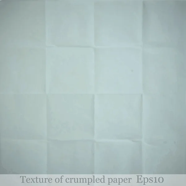 Textura de papel enrugado — Vetor de Stock