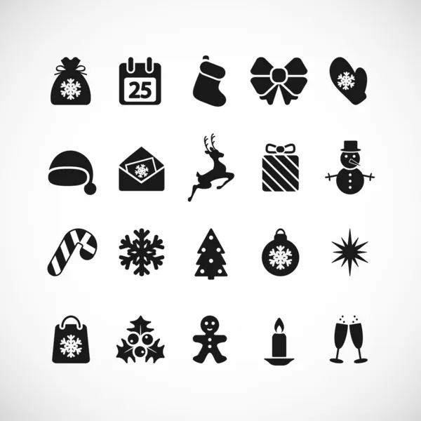 Iconos de Navidad Ilustraciones de stock libres de derechos