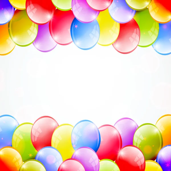 Μπαλόνια πλαίσιο — Διανυσματικό Αρχείο