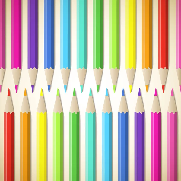 Colored pencils — Stock Vector