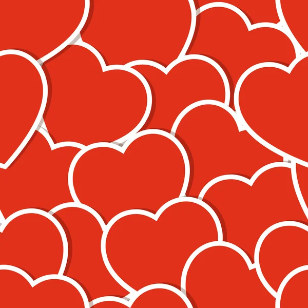 Fondo sin costura del corazón — Vector de stock