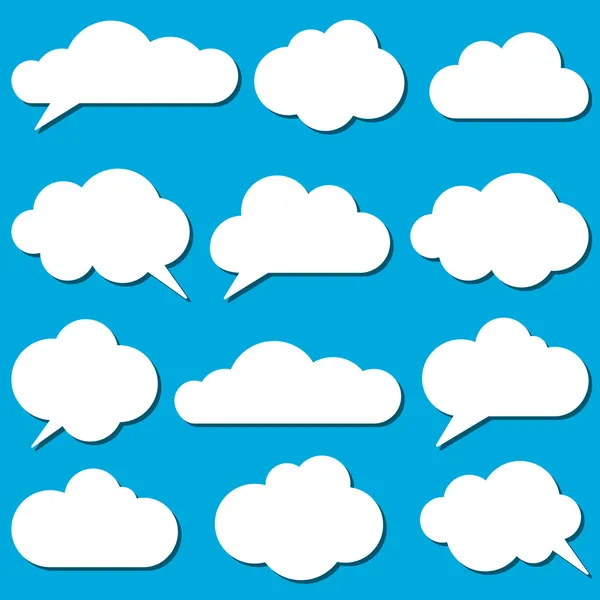 Clouds frames — Stock Vector