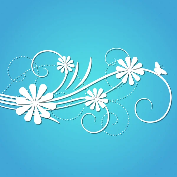 Fundo floral — Vetor de Stock