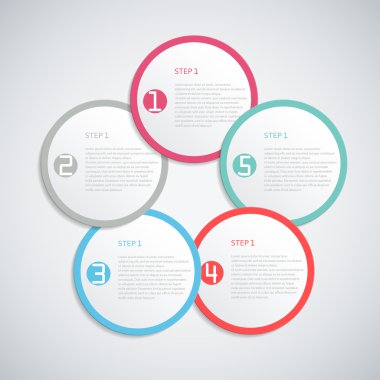 Infographic şablonu