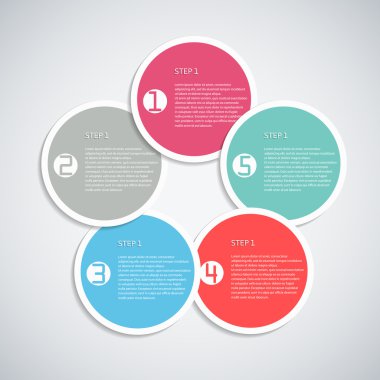 Infographic şablonu