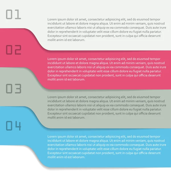 Infographic šablona — Stockový vektor