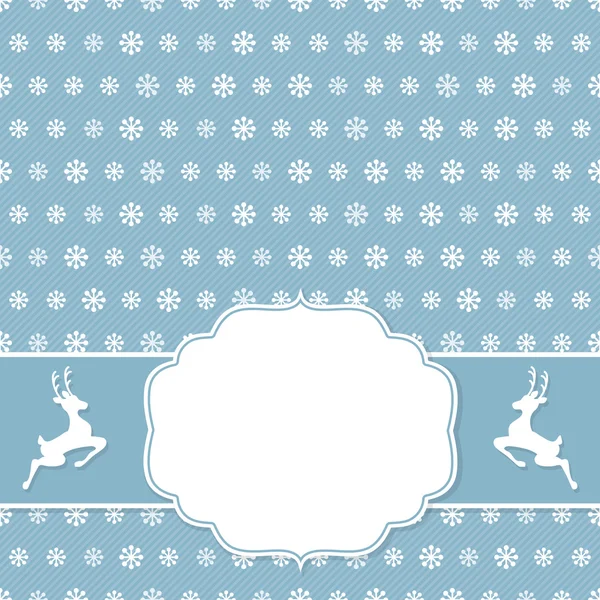 Christmas frame — Stock Vector