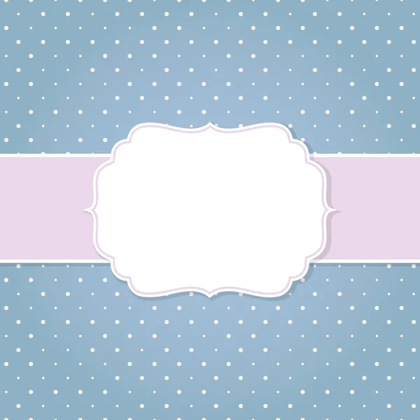 Frame on the paper background — Stock Vector