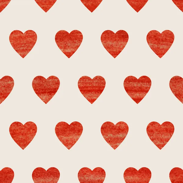 Seamless heart background — Stock Vector