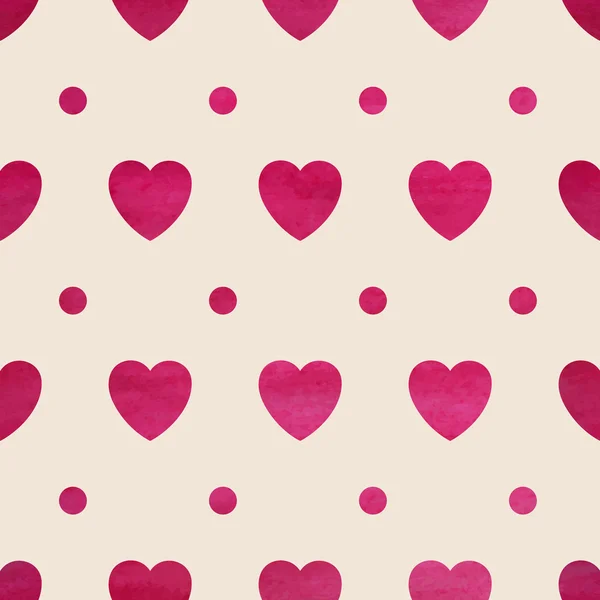 Seamless heart background — Stock Vector