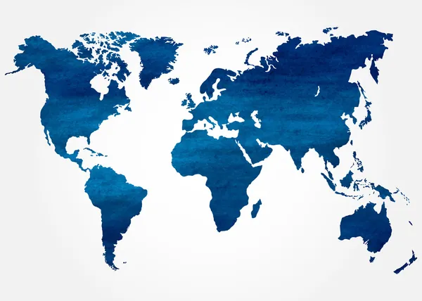 Abstracte achtergrond met kaart van de wereld — Stockvector