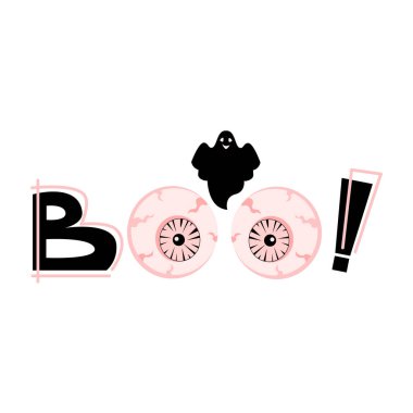 Vector illustration for Halloween holiday.. Festive Halloween quote