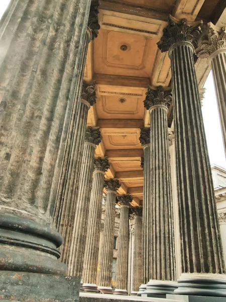 Pilares de la Catedral de Kazán, San Petersburgo, Rusia. También conocido —  Fotos de Stock