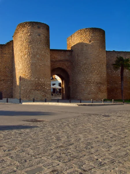Almocabar town gate Ronda Malaga province Andalusia Spain — Stock Photo, Image