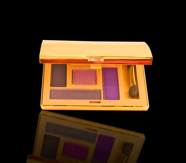 Professionelles Make-up Lidschatten Palette isoliert — Stockfoto