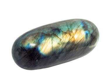 Nice labradorite with fine blue diffraction or play of color. clipart
