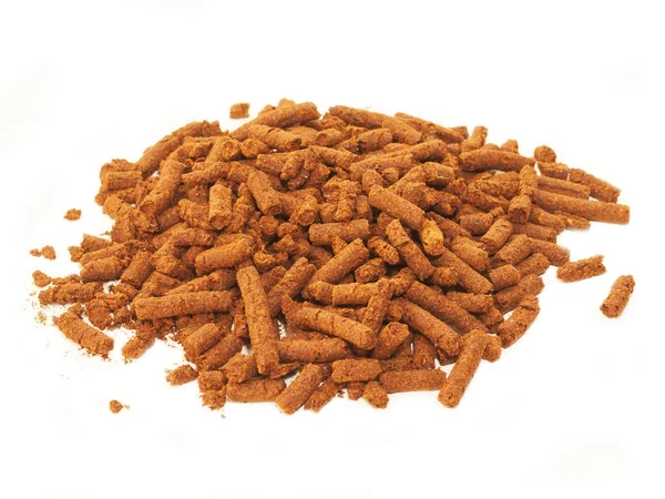 Pile of sea buckthorn meal granules — Zdjęcie stockowe