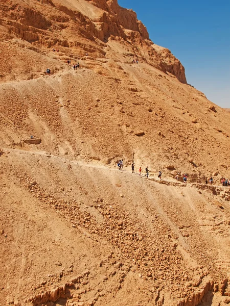 Estrada na fortaleza Masada, Israel — Fotografia de Stock