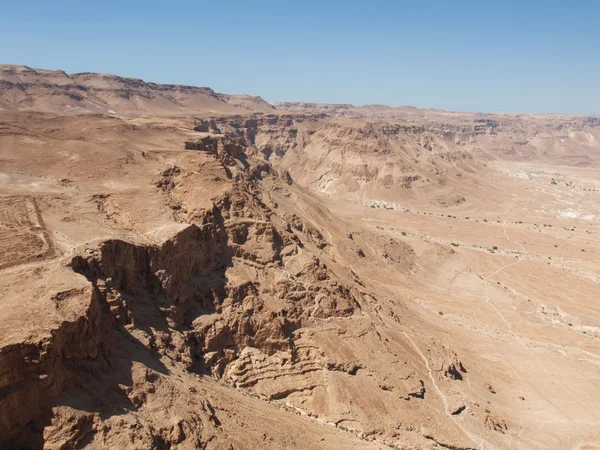 Vista dalla fortezza Masada, Israele — Foto Stock