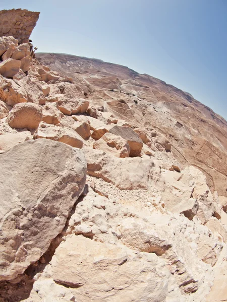 Pohled z pevnosti masada, Izrael — Stock fotografie