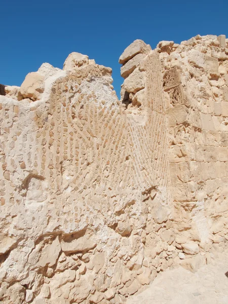 Mosaic in fortress Masada, Israel — Stock Photo, Image