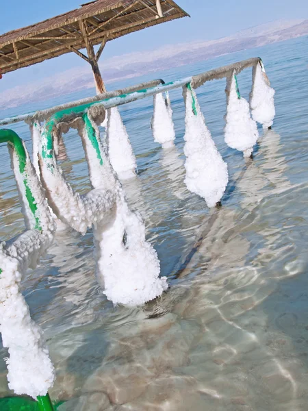 Estância termal do Mar Morto em Ein Gedi, Israel . — Fotografia de Stock