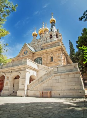 Kilise st. mary Magdalene zeytin Dağı Kudüs, israe