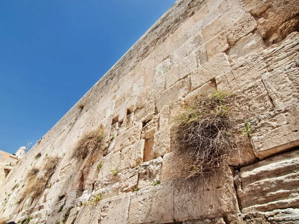 O Muro das Lamentações na cidade de Jerusalém, Israel — Fotografia de Stock