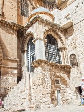 İsrail. eski şehir Kudüs'teki Kutsal Kabir Kilisesi