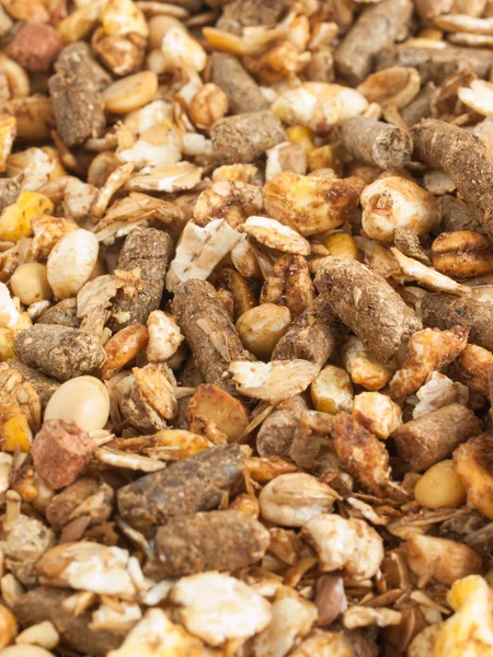 High quality natural sportive  muesli background. for horse. clo — Stock Photo, Image