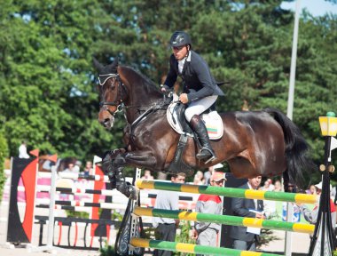 Saint petersburg-Temmuz 06: andrius petrovas içinde complemento üzerinde