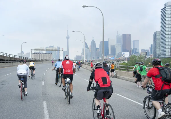 Ride for Heart in Toronto - June 2, 2013 — Stock Photo, Image