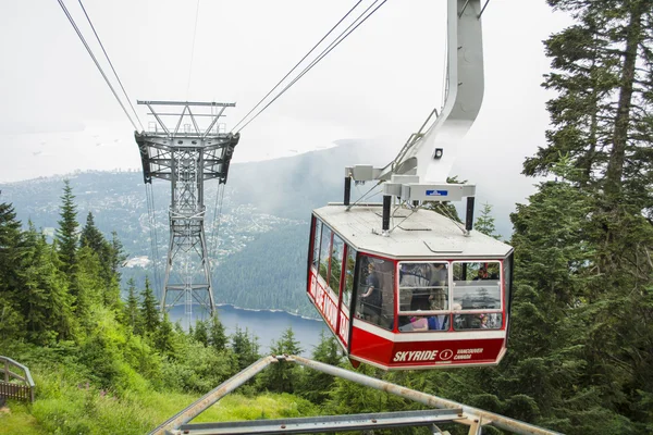 Grouse mountain skyride — Stock fotografie