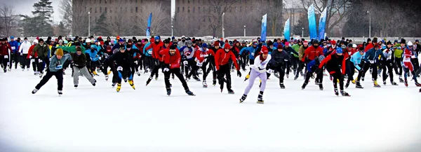 Winterlude триатлону 2013 — стокове фото