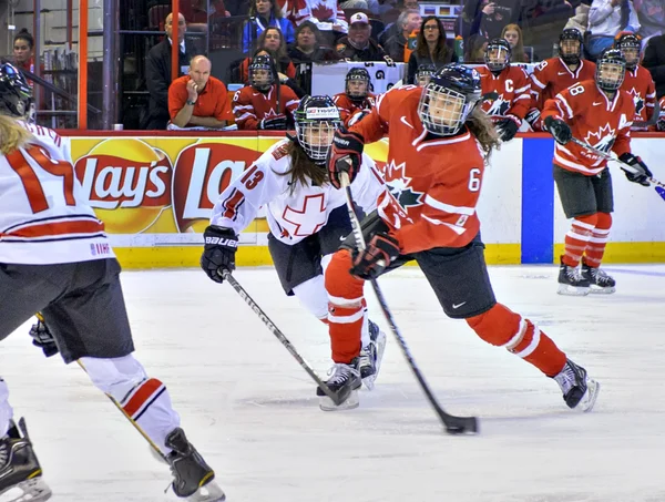 IIHF 2013 Campeonato Mundial de Hockey sobre Hielo Femenino —  Fotos de Stock