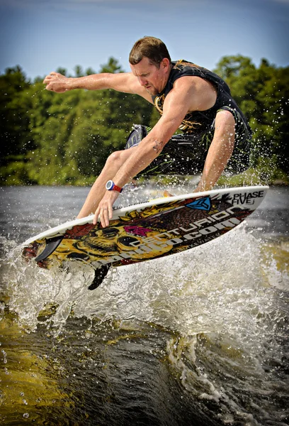 Wake Surfing — Stock Photo, Image