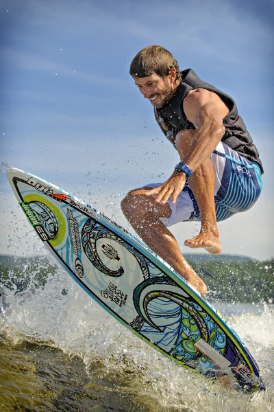 Vakna surfing — Stockfoto