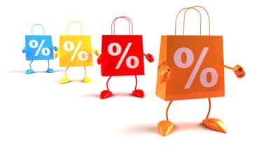 alışveriş torbaları dans