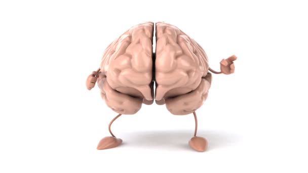 Menari otak — Stok Video