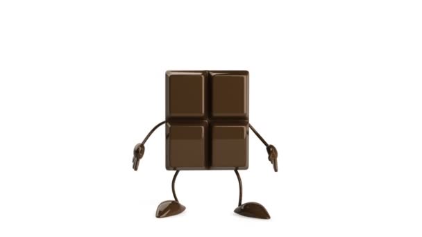 Dança de chocolate — Vídeo de Stock
