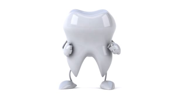 Divertido baile dental — Vídeos de Stock