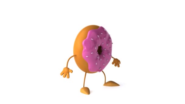 Donut-Springen — Stockvideo