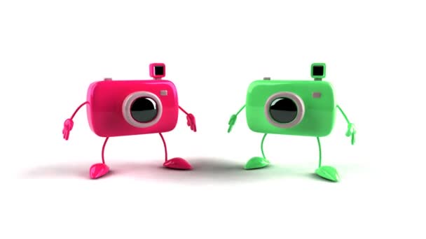 Mutlu kameralar — Stok video