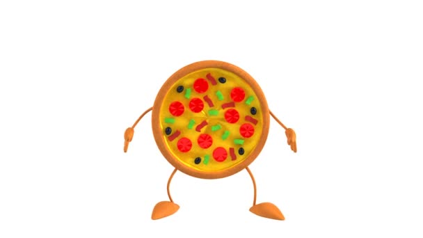 Pizza — Stockvideo