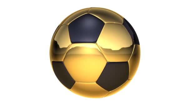 サッカー ボール、単発 — ストック動画